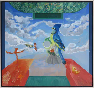 Nuray Atas - Olieverf op doek, Pechvogel in glorie - Ingelijst (Zeer groot) kopen? Bied vanaf 1!