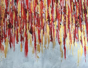 John Foppen - Rapsody In Red ...... # K05 . XL. GROOT. kopen? Bied vanaf 169!