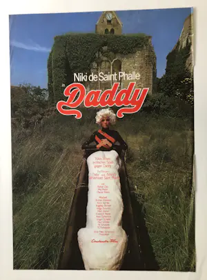 Niki de Saint-Phalle - Buitengewoon zeldzame filmposter met de titel Daddy kopen? Bied vanaf 50!