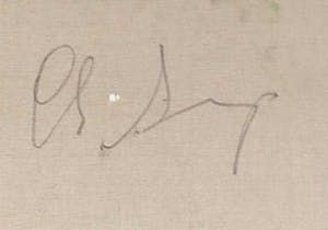 Christine Spierings - Olieverf op doek, Z.t. Vrouw met gesloten ogen (Groot) kopen? Bied vanaf 70!