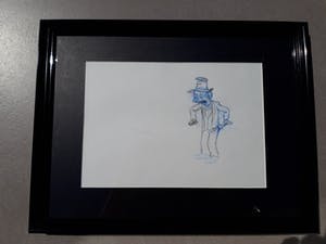 Matt Groening - originele productie tekening, The Simpsons, Mister Burns, ingelijst kopen? Bied vanaf 70!