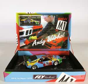 Andy Warhol - BMW M1 by Andy Warhol - 24H Le Mans 1979 - FLY Car Model verkocht voor € 1!