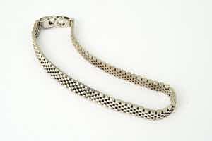 1515 - elegante 18 karaats Witgouden unisex "Jubilee" schakel armband - verkocht voor € 540!