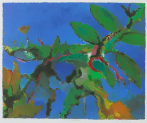 Niet of onleesbaar gesigneerd - Offset, Nachtbloem - Ingelijst kopen? Bied vanaf 1!