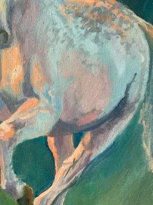 Niet of onleesbaar gesigneerd - paard in galop kopen? Bied vanaf 1!