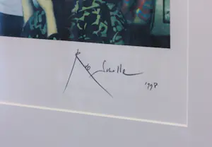 Rob Scholte - DRIE werken op papier inclusief lijsten kopen? Bied vanaf 100!