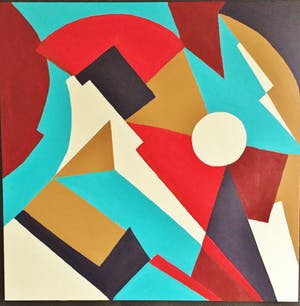 John Foppen - Geom. in six colours #03. kopen? Bied vanaf 1!