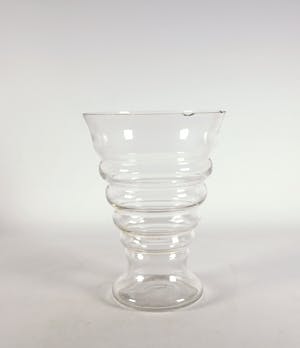 Royal Leerdam - Glas, Lot van 4 blankglazen vaasjes. kopen? Bied vanaf 1!