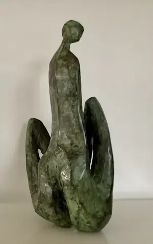 Peter Leyenaar - Zittende figuur kopen? Bied vanaf 300!