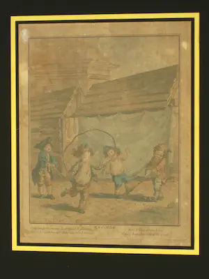 Niet of onleesbaar gesigneerd - Augustin de St. Aubin. kopen? Bied vanaf 10!