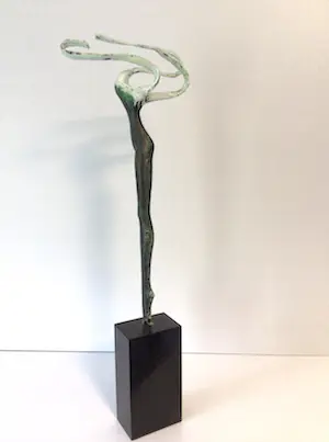 Corry Ammerlaan - Sculptuur “ Hoofd in de wolken “. 40 cm hoog ! kopen? Bied vanaf 89!