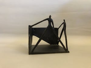 Brons (Onbekend) - Twee figuren kopen? Bied vanaf 35!