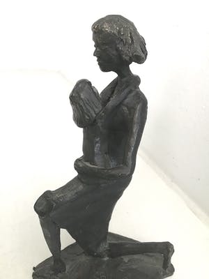 Corry Ammerlaan - Sculptuur “ Moeder en kind “ kopen? Bied vanaf 35!