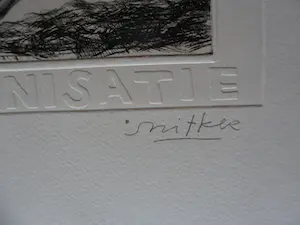 Willem Snitker - Ets, het 75-jarig bestaan van de Nederlandse drukkersorganisatie, 1976 kopen? Bied vanaf 50!