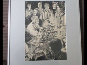 Henri Pieck - Kerst in Kamp 'Buchenwald' tijdens de 2e Wereldoorlog kopen? Bied vanaf 300!