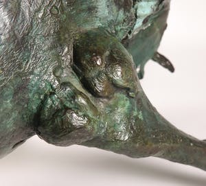 Wim Steins - Groen gepatineerd bronzen paard kopen? Bied vanaf 1500!