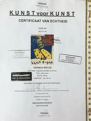 Herman Brood - "Old Blue eyes", hommage aan Frank Sinatra kopen? Bied vanaf 3750!