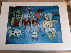 Herman Brood - Litho, Paard. kopen? Bied vanaf 60!