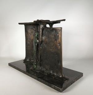 Wim Rijvers - Brons en hardsteen, Zonder titel kopen? Bied vanaf 650!