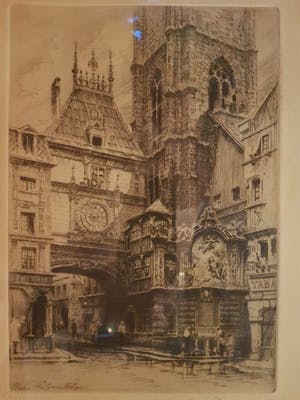 Charles F. Pinet - Rouen La Grosse Horloge kopen? Bied vanaf 16!