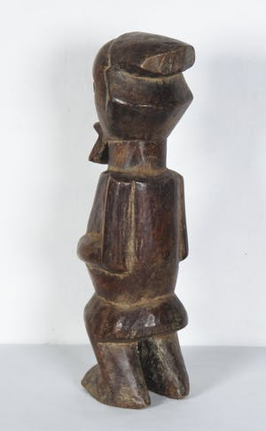 Teke - Houten mannelijk voorouderbeeld met baard kopen? Bied vanaf 1!