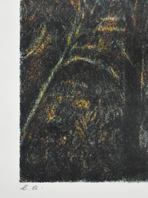 Harold Altman - Church at crossing- Kleurenlitho - Fraai ingelijst kopen? Bied vanaf 150!