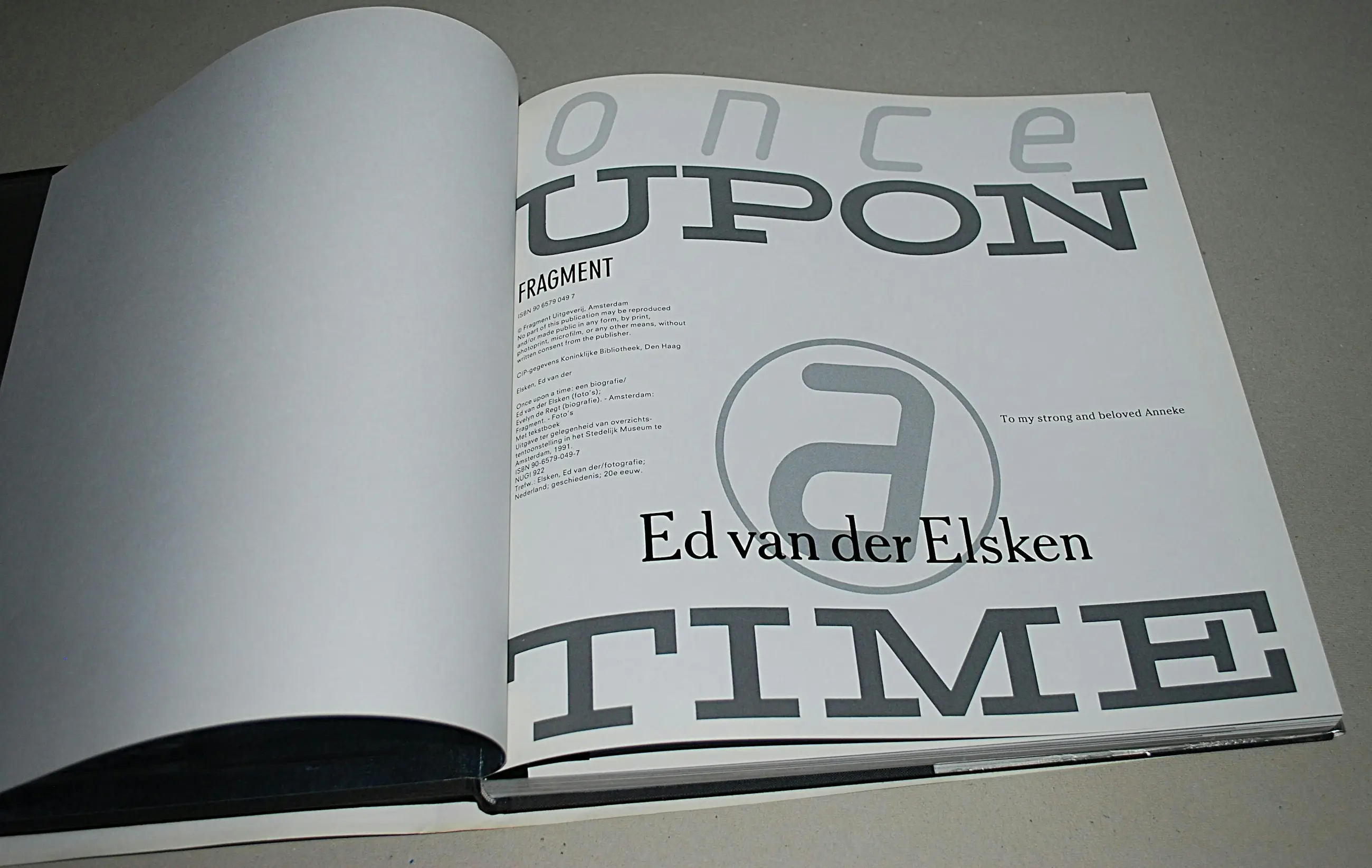 Ed van der Elsken - Once upon a time 1991 kopen? Bied vanaf 125