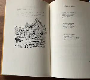 Jan Altink - Houtsnede - arbeidershuisje in een dorp kopen? Bied vanaf 35!