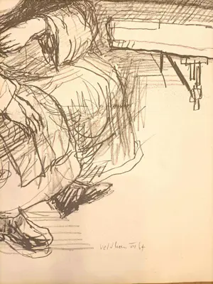 Aat Veldhoen - Twee Nonnen in Trein rotaprint kopen? Bied vanaf 25!