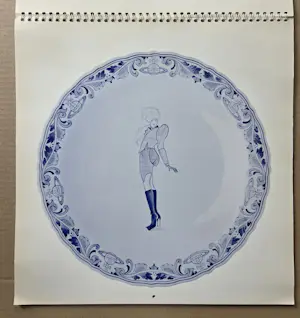Inez van Lamsweerde - Vivienne Westwood. Kalender met 6 portretten. 1995. kopen? Bied vanaf 79!