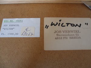 Jos Verwiel - Gemende Techniek. Titel, "Wilton". kopen? Bied vanaf 40!