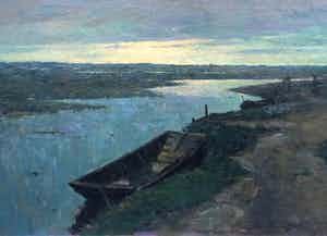 Gerard van Wijland - C4586, Polderlandschap met bootje te Ankeveen verkocht voor € 150!