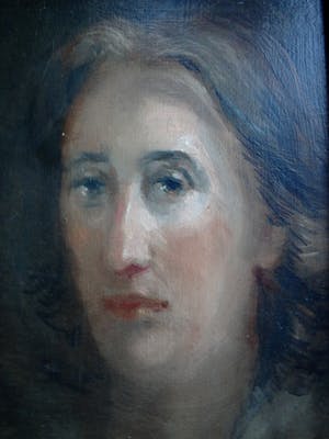 Louis Henno - Damesportret kopen? Bied vanaf 35!