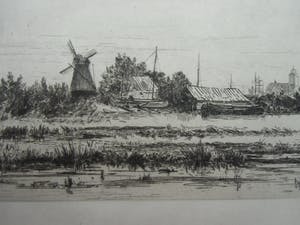 Carel Nicolaas Storm van 's-Gravesande - DORDRECHT-GEZICHT BIJ DE BIESBOSCH kopen? Bied vanaf 40!