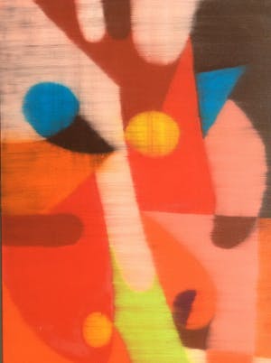 Jack Vissers - In Licht Gevormd (rood) - olieverf op doek kopen? Bied vanaf 60!