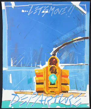 Wolfgang Loesche - Litho, Let's Move!! Departure kopen? Bied vanaf 1!