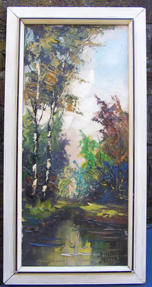 Willem Frederik Reinders - Boslgezicht met water kopen? Bied vanaf 40!