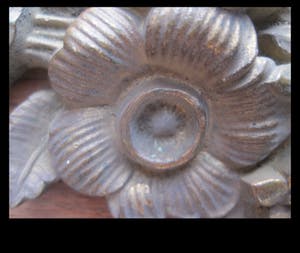 Brons (Onbekend) - Floraal bronzen ornament kopen? Bied vanaf 20!