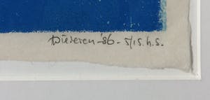 Jef Diederen - Houtsnede, Zonder titel - Ingelijst (groot) kopen? Bied vanaf 60!