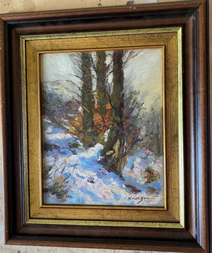 Marcel Van den Bempt - 1940 - Winterlandschap kopen? Bied vanaf 50!