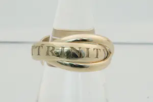103 - Mooie 18 karaat wit gouden Cartier Amouret Trinity ring kopen? Bied vanaf 1150!