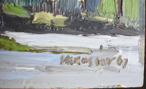 Klaas Koster - Herfstbomen aan water kopen? Bied vanaf 25!