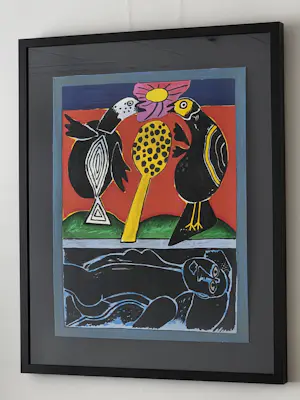 Corneille - Oiseaux en fete II - Venus - Gesigneerd - 2001 kopen? Bied vanaf 620!