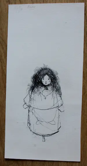 Dirkje Kuik - Tekening: De nachtcactus bloeit - 1982 kopen? Bied vanaf 99!