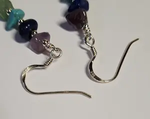 Nieuwe zilveren Chakra oorbellen met edelstenen kopen? Bied vanaf 25!