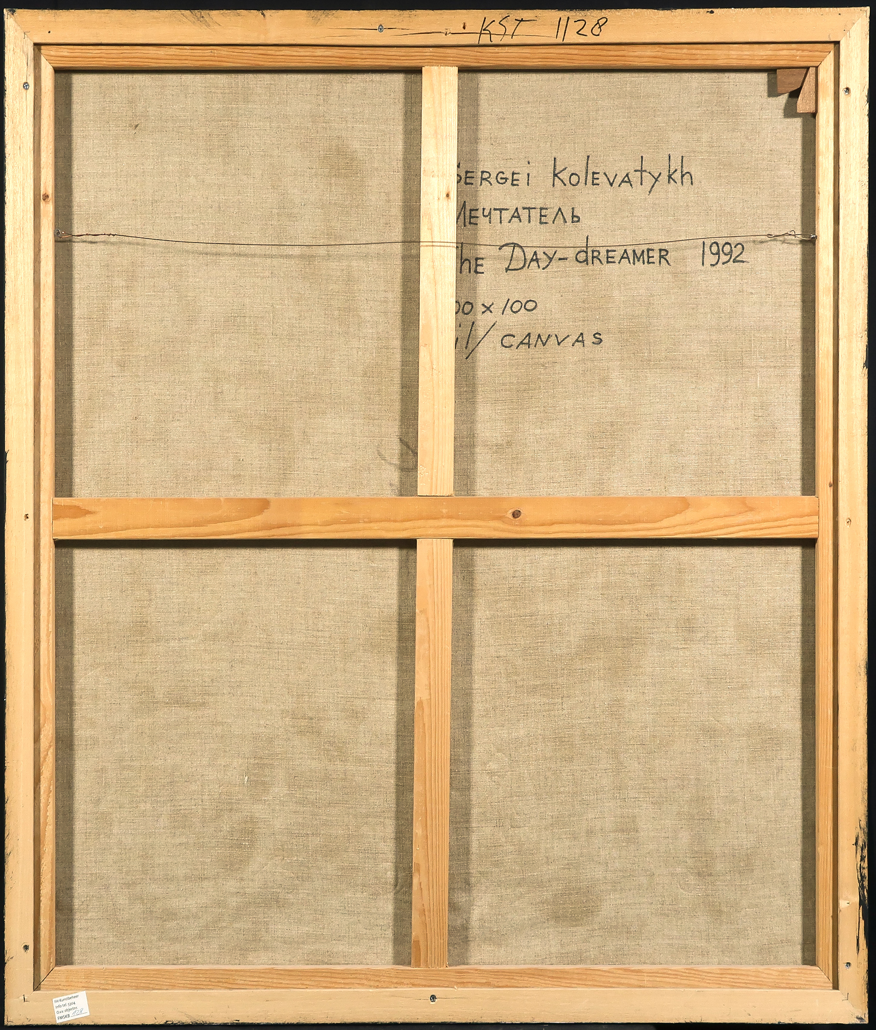 Sergei Kolevatykh - Olieverf op doek, The Day-dreamer - Ingelijst kopen? Bied vanaf 250!