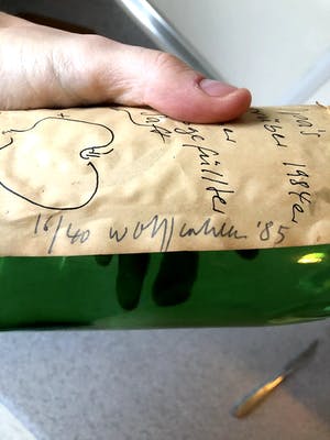 Wolf Kahlen - "Opa's naturtrubes 1984er handabgefulltes saft" - Bijzonder Object kopen? Bied vanaf 99!