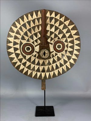 Mossi - Tribal Used African Mossi sun mask - Burkina Faso. kopen? Bied vanaf 65!