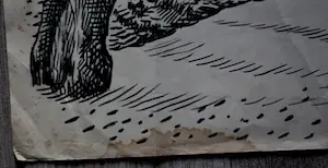 Herman Bieling - Pentekening: Bomen kopen? Bied vanaf 25!