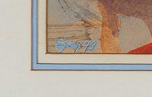 Henk Sparreboom - Ashanti - 1980 - gouache en aquarel op papier kopen? Bied vanaf 20!